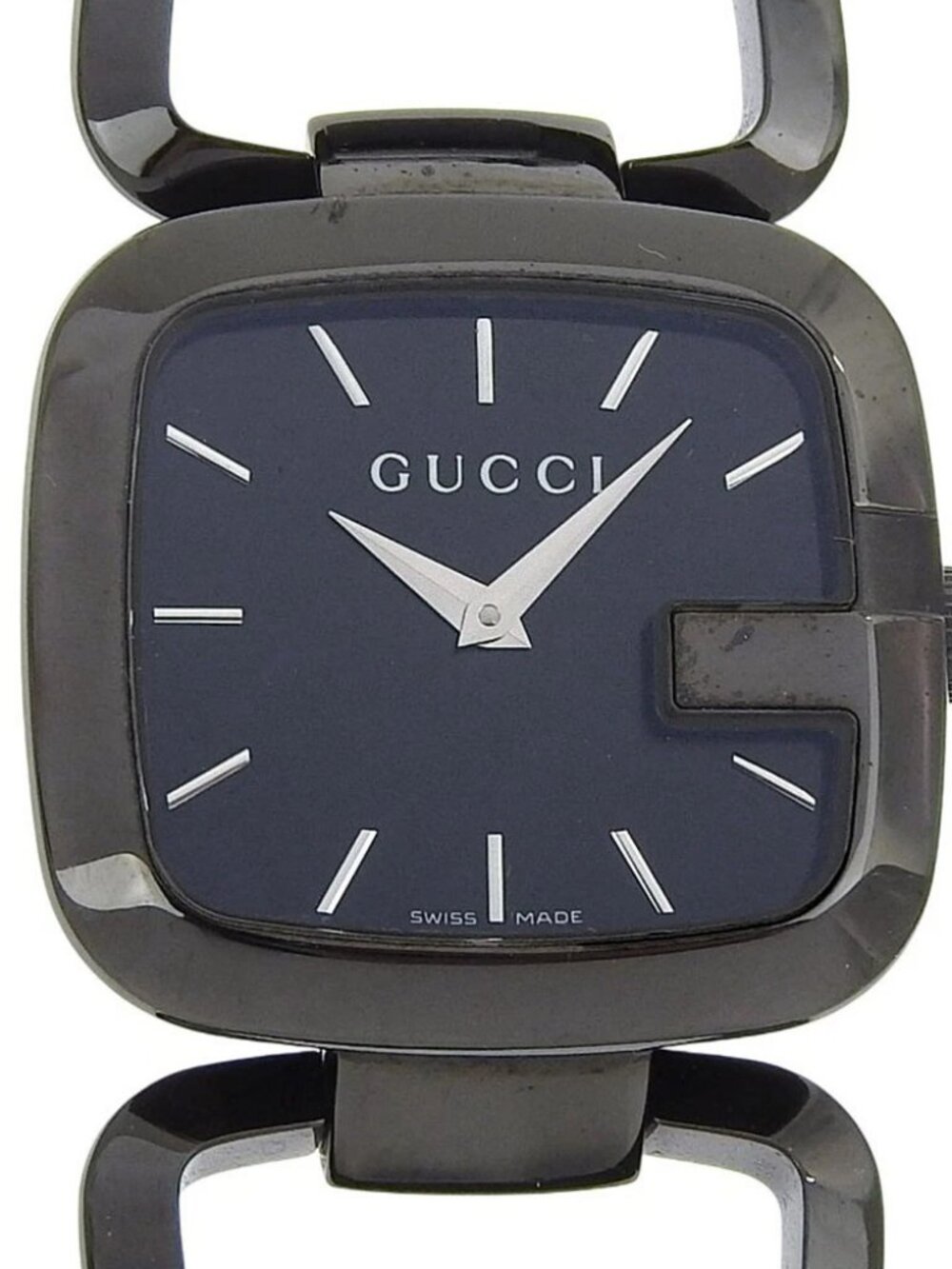 GUCCI G collection Watches 125.4 blackDial Stainless Steel Quartz Analog d... - Picture 13 of 13